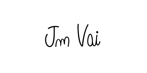 Also You can easily find your signature by using the search form. We will create Jm Vai name handwritten signature images for you free of cost using Angelique-Rose-font-FFP sign style. Jm Vai signature style 5 images and pictures png