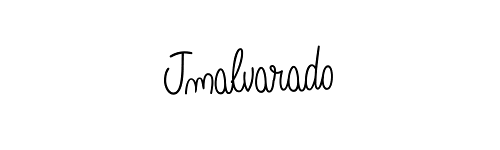 The best way (Angelique-Rose-font-FFP) to make a short signature is to pick only two or three words in your name. The name Jmalvarado include a total of six letters. For converting this name. Jmalvarado signature style 5 images and pictures png