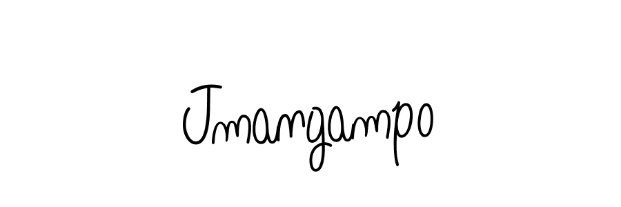 The best way (Angelique-Rose-font-FFP) to make a short signature is to pick only two or three words in your name. The name Jmangampo include a total of six letters. For converting this name. Jmangampo signature style 5 images and pictures png