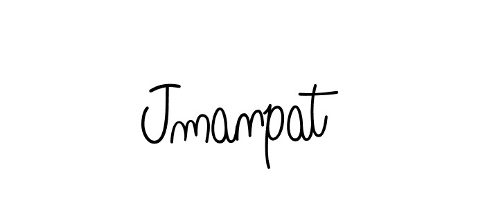 The best way (Angelique-Rose-font-FFP) to make a short signature is to pick only two or three words in your name. The name Jmanpat include a total of six letters. For converting this name. Jmanpat signature style 5 images and pictures png