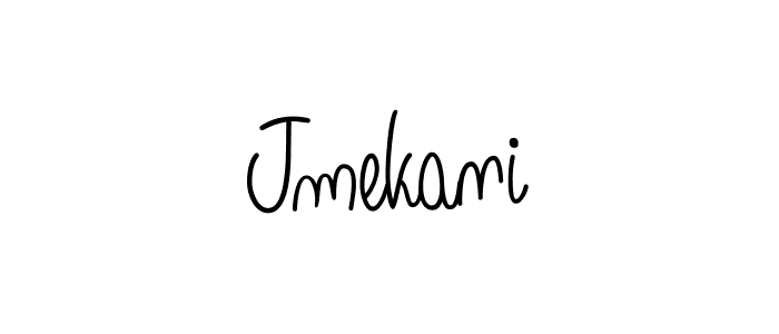 How to make Jmekani name signature. Use Angelique-Rose-font-FFP style for creating short signs online. This is the latest handwritten sign. Jmekani signature style 5 images and pictures png