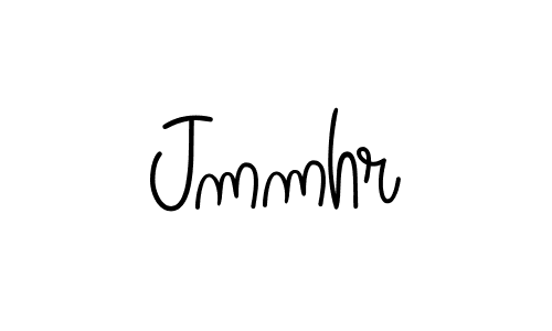 The best way (Angelique-Rose-font-FFP) to make a short signature is to pick only two or three words in your name. The name Jmmhr include a total of six letters. For converting this name. Jmmhr signature style 5 images and pictures png