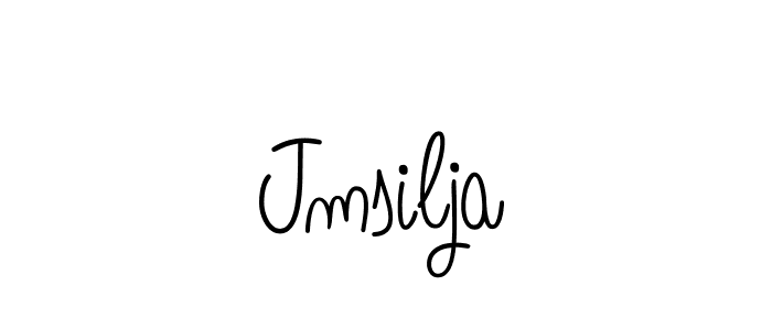 How to Draw Jmsilja signature style? Angelique-Rose-font-FFP is a latest design signature styles for name Jmsilja. Jmsilja signature style 5 images and pictures png