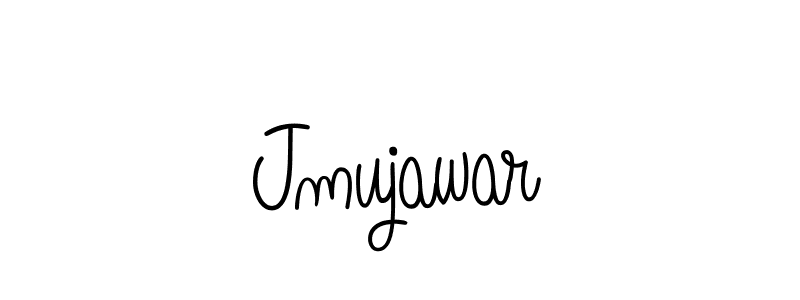 Use a signature maker to create a handwritten signature online. With this signature software, you can design (Angelique-Rose-font-FFP) your own signature for name Jmujawar. Jmujawar signature style 5 images and pictures png