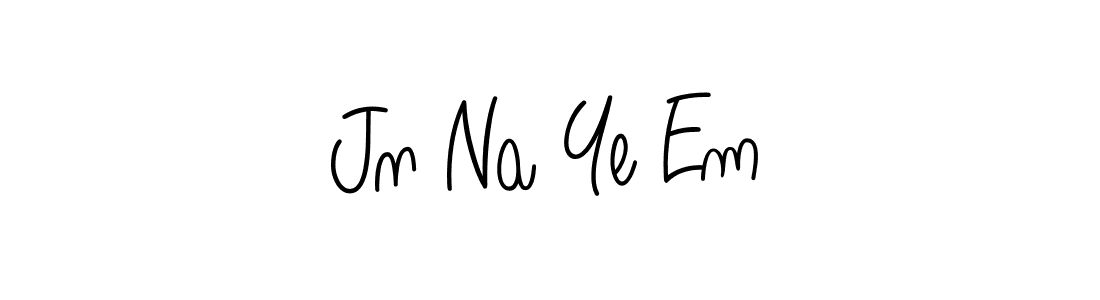 Also we have Jn Na Ye Em name is the best signature style. Create professional handwritten signature collection using Angelique-Rose-font-FFP autograph style. Jn Na Ye Em signature style 5 images and pictures png