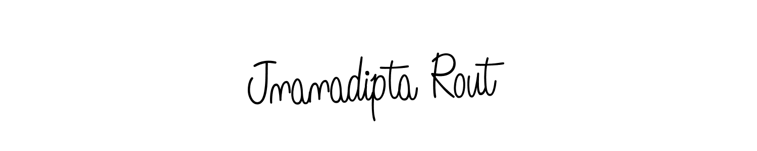 How to make Jnanadipta Rout name signature. Use Angelique-Rose-font-FFP style for creating short signs online. This is the latest handwritten sign. Jnanadipta Rout signature style 5 images and pictures png