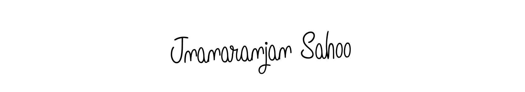 You should practise on your own different ways (Angelique-Rose-font-FFP) to write your name (Jnanaranjan Sahoo) in signature. don't let someone else do it for you. Jnanaranjan Sahoo signature style 5 images and pictures png