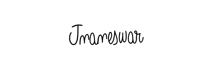 Make a beautiful signature design for name Jnaneswar. With this signature (Angelique-Rose-font-FFP) style, you can create a handwritten signature for free. Jnaneswar signature style 5 images and pictures png