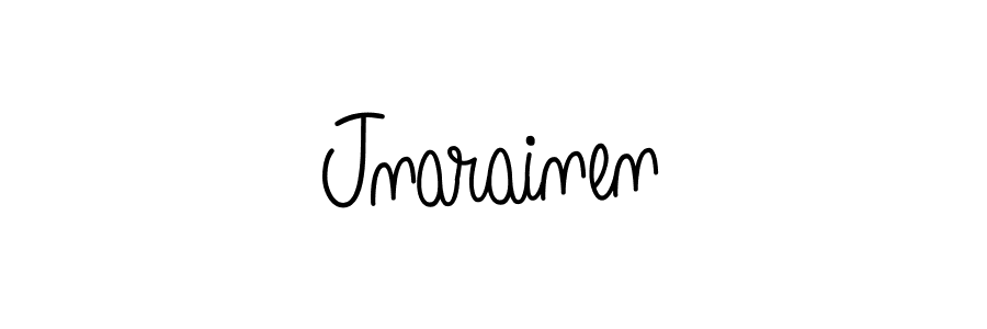 Make a beautiful signature design for name Jnarainen. With this signature (Angelique-Rose-font-FFP) style, you can create a handwritten signature for free. Jnarainen signature style 5 images and pictures png
