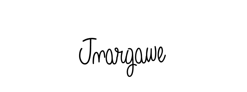 Use a signature maker to create a handwritten signature online. With this signature software, you can design (Angelique-Rose-font-FFP) your own signature for name Jnargawe. Jnargawe signature style 5 images and pictures png