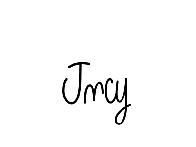 Design your own signature with our free online signature maker. With this signature software, you can create a handwritten (Angelique-Rose-font-FFP) signature for name Jncy. Jncy signature style 5 images and pictures png