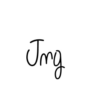 The best way (Angelique-Rose-font-FFP) to make a short signature is to pick only two or three words in your name. The name Jng include a total of six letters. For converting this name. Jng signature style 5 images and pictures png