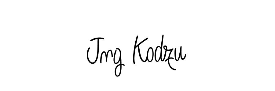 Also we have Jng Kodzu name is the best signature style. Create professional handwritten signature collection using Angelique-Rose-font-FFP autograph style. Jng Kodzu signature style 5 images and pictures png