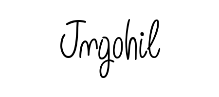 Master the art of signing with Jngohil written in fluent Angelique-Rose-font-FFP script. A great template to practice and refine your handwriting. Jngohil signature style 5 images and pictures png