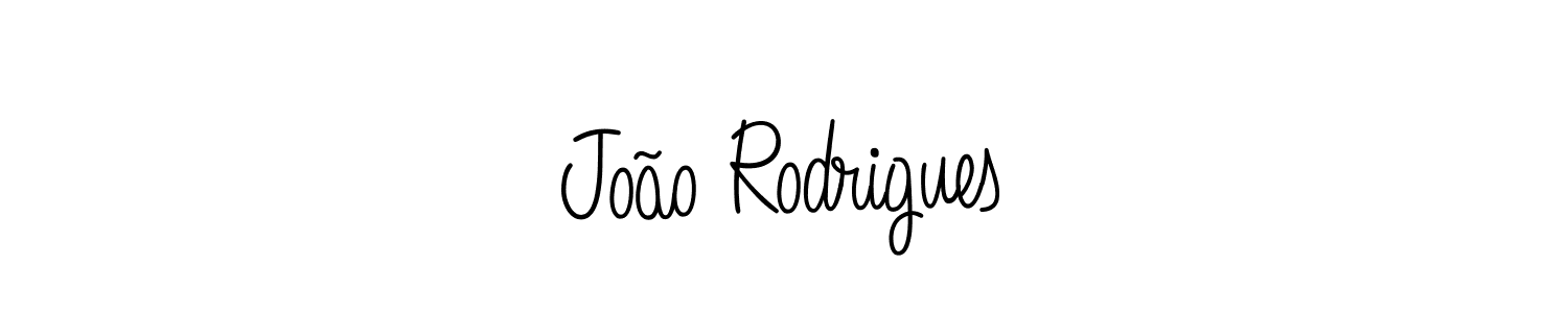 Design your own signature with our free online signature maker. With this signature software, you can create a handwritten (Angelique-Rose-font-FFP) signature for name João Rodrigues. João Rodrigues signature style 5 images and pictures png