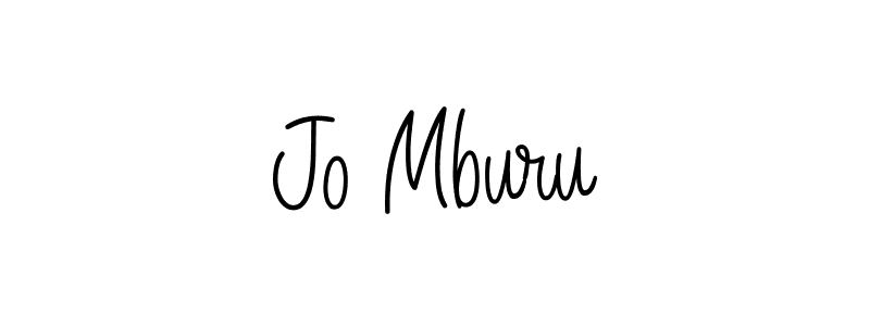 How to Draw Jo Mburu signature style? Angelique-Rose-font-FFP is a latest design signature styles for name Jo Mburu. Jo Mburu signature style 5 images and pictures png