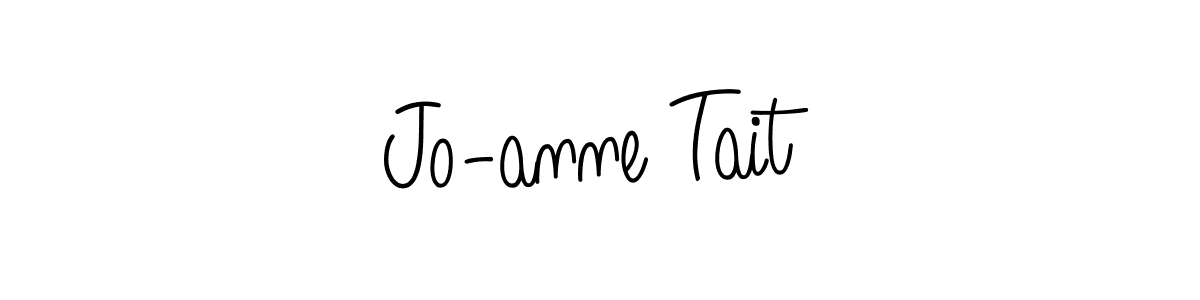 Use a signature maker to create a handwritten signature online. With this signature software, you can design (Angelique-Rose-font-FFP) your own signature for name Jo-anne Tait. Jo-anne Tait signature style 5 images and pictures png