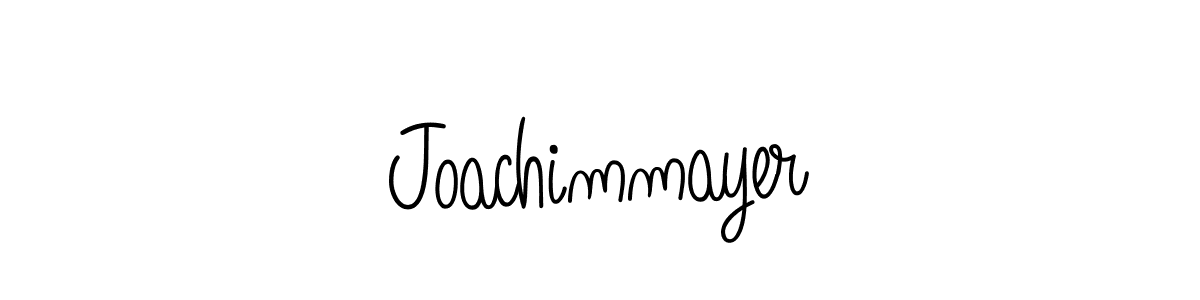 You should practise on your own different ways (Angelique-Rose-font-FFP) to write your name (Joachimmayer) in signature. don't let someone else do it for you. Joachimmayer signature style 5 images and pictures png