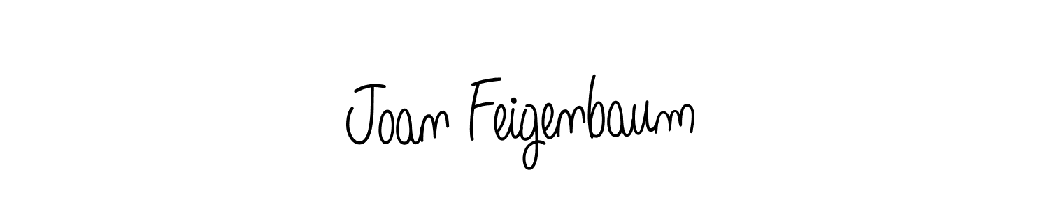 Create a beautiful signature design for name Joan Feigenbaum. With this signature (Angelique-Rose-font-FFP) fonts, you can make a handwritten signature for free. Joan Feigenbaum signature style 5 images and pictures png