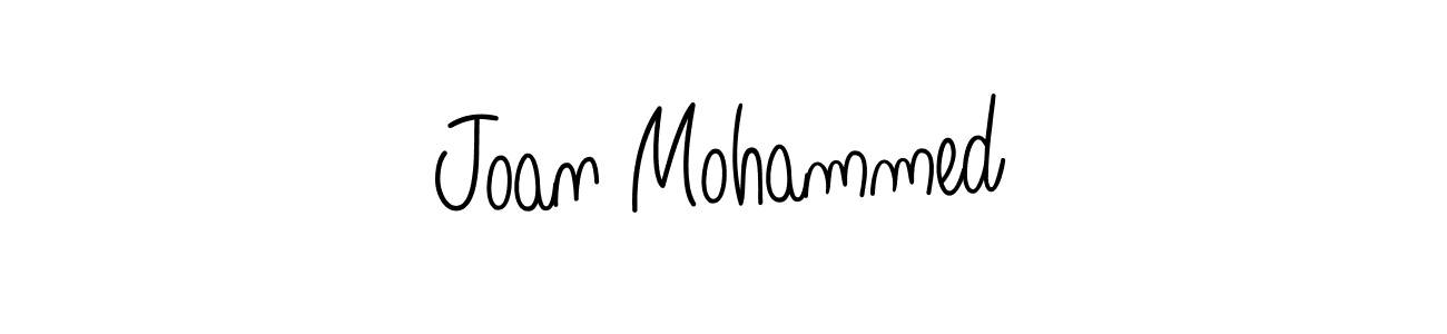 Create a beautiful signature design for name Joan Mohammed. With this signature (Angelique-Rose-font-FFP) fonts, you can make a handwritten signature for free. Joan Mohammed signature style 5 images and pictures png