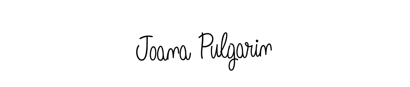 Also we have Joana Pulgarin name is the best signature style. Create professional handwritten signature collection using Angelique-Rose-font-FFP autograph style. Joana Pulgarin signature style 5 images and pictures png