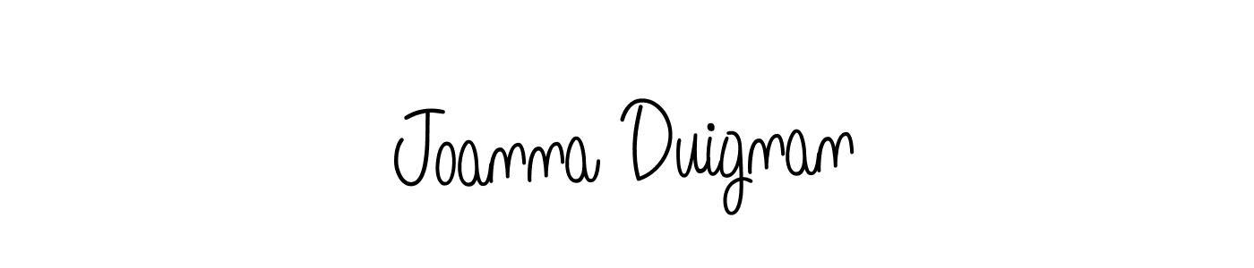 Also You can easily find your signature by using the search form. We will create Joanna Duignan name handwritten signature images for you free of cost using Angelique-Rose-font-FFP sign style. Joanna Duignan signature style 5 images and pictures png