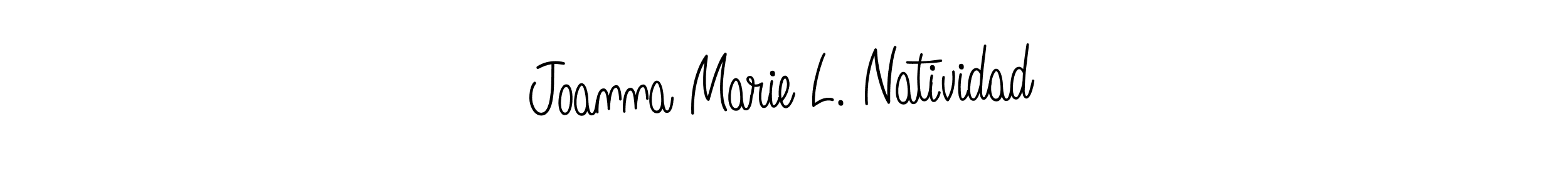 Make a beautiful signature design for name Joanna Marie L. Natividad. Use this online signature maker to create a handwritten signature for free. Joanna Marie L. Natividad signature style 5 images and pictures png