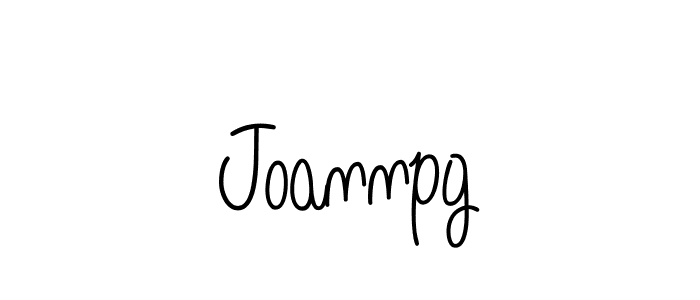 Use a signature maker to create a handwritten signature online. With this signature software, you can design (Angelique-Rose-font-FFP) your own signature for name Joannpg. Joannpg signature style 5 images and pictures png