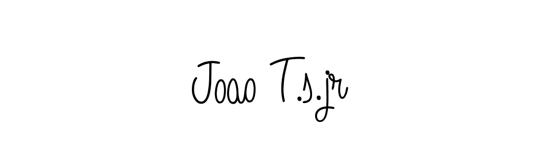 It looks lik you need a new signature style for name Joao T.s.jr. Design unique handwritten (Angelique-Rose-font-FFP) signature with our free signature maker in just a few clicks. Joao T.s.jr signature style 5 images and pictures png