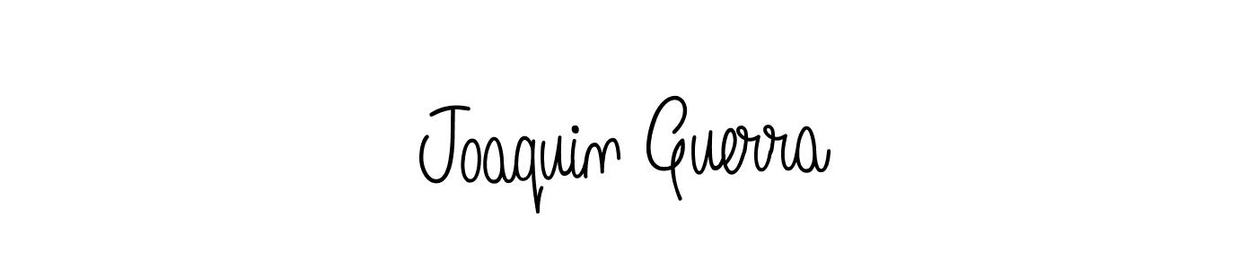 How to make Joaquin Guerra name signature. Use Angelique-Rose-font-FFP style for creating short signs online. This is the latest handwritten sign. Joaquin Guerra signature style 5 images and pictures png