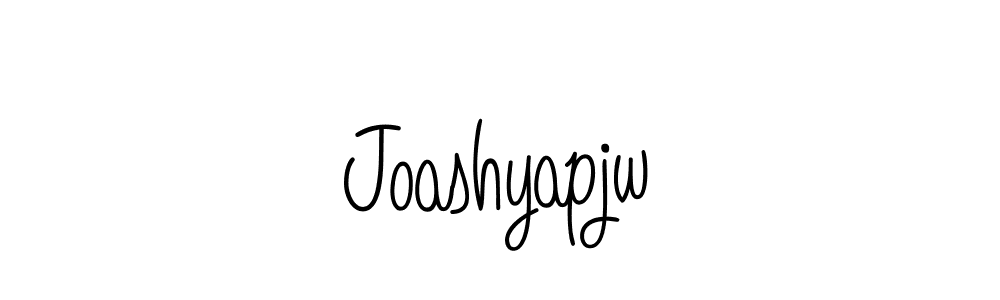 How to make Joashyapjw name signature. Use Angelique-Rose-font-FFP style for creating short signs online. This is the latest handwritten sign. Joashyapjw signature style 5 images and pictures png