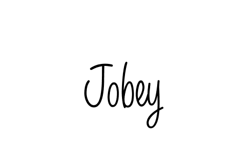 Use a signature maker to create a handwritten signature online. With this signature software, you can design (Angelique-Rose-font-FFP) your own signature for name Jobey. Jobey signature style 5 images and pictures png