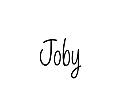 How to Draw Joby signature style? Angelique-Rose-font-FFP is a latest design signature styles for name Joby. Joby signature style 5 images and pictures png