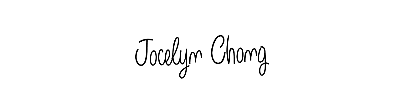 How to Draw Jocelyn Chong signature style? Angelique-Rose-font-FFP is a latest design signature styles for name Jocelyn Chong. Jocelyn Chong signature style 5 images and pictures png