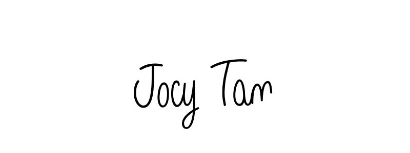 Make a beautiful signature design for name Jocy Tan. With this signature (Angelique-Rose-font-FFP) style, you can create a handwritten signature for free. Jocy Tan signature style 5 images and pictures png