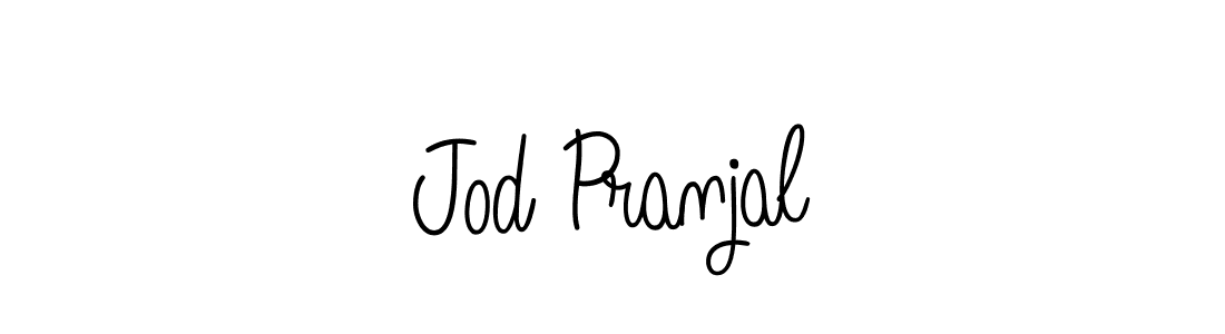 Jod Pranjal stylish signature style. Best Handwritten Sign (Angelique-Rose-font-FFP) for my name. Handwritten Signature Collection Ideas for my name Jod Pranjal. Jod Pranjal signature style 5 images and pictures png