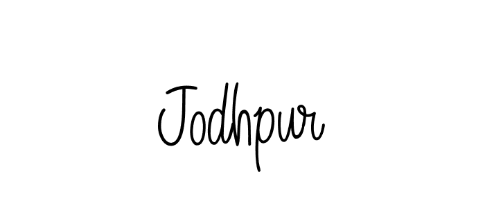 How to make Jodhpur signature? Angelique-Rose-font-FFP is a professional autograph style. Create handwritten signature for Jodhpur name. Jodhpur signature style 5 images and pictures png