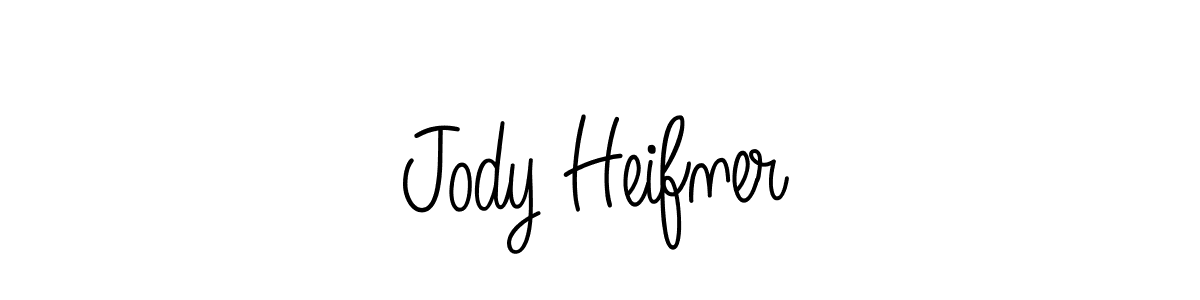 You should practise on your own different ways (Angelique-Rose-font-FFP) to write your name (Jody Heifner) in signature. don't let someone else do it for you. Jody Heifner signature style 5 images and pictures png