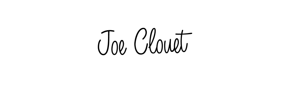Make a beautiful signature design for name Joe Clouet. With this signature (Angelique-Rose-font-FFP) style, you can create a handwritten signature for free. Joe Clouet signature style 5 images and pictures png