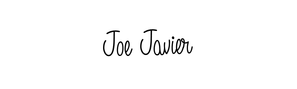 Use a signature maker to create a handwritten signature online. With this signature software, you can design (Angelique-Rose-font-FFP) your own signature for name Joe Javier. Joe Javier signature style 5 images and pictures png