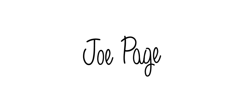 How to make Joe Page name signature. Use Angelique-Rose-font-FFP style for creating short signs online. This is the latest handwritten sign. Joe Page signature style 5 images and pictures png