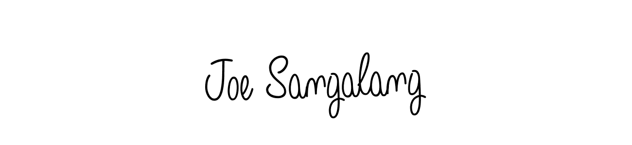 The best way (Angelique-Rose-font-FFP) to make a short signature is to pick only two or three words in your name. The name Joe Sangalang include a total of six letters. For converting this name. Joe Sangalang signature style 5 images and pictures png