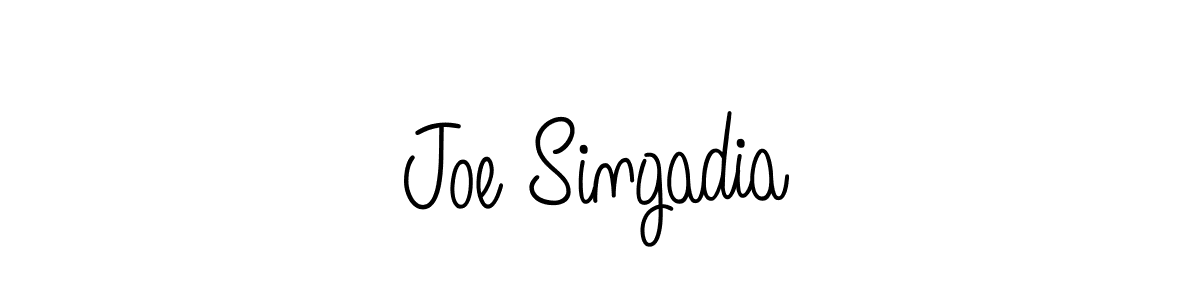 Joe Singadia stylish signature style. Best Handwritten Sign (Angelique-Rose-font-FFP) for my name. Handwritten Signature Collection Ideas for my name Joe Singadia. Joe Singadia signature style 5 images and pictures png