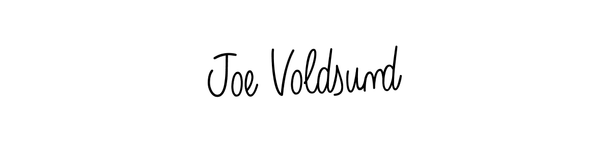 Joe Voldsund stylish signature style. Best Handwritten Sign (Angelique-Rose-font-FFP) for my name. Handwritten Signature Collection Ideas for my name Joe Voldsund. Joe Voldsund signature style 5 images and pictures png