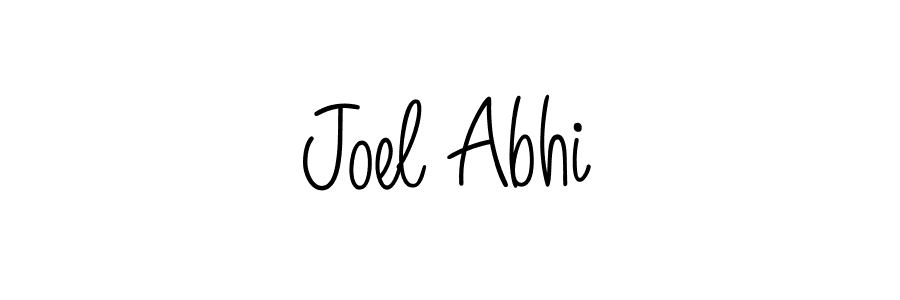 if you are searching for the best signature style for your name Joel Abhi. so please give up your signature search. here we have designed multiple signature styles  using Angelique-Rose-font-FFP. Joel Abhi signature style 5 images and pictures png