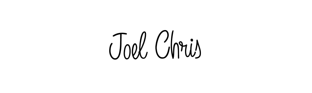 Use a signature maker to create a handwritten signature online. With this signature software, you can design (Angelique-Rose-font-FFP) your own signature for name Joel Chris. Joel Chris signature style 5 images and pictures png