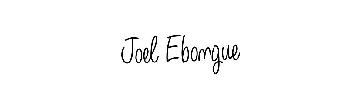 Use a signature maker to create a handwritten signature online. With this signature software, you can design (Angelique-Rose-font-FFP) your own signature for name Joel Ebongue. Joel Ebongue signature style 5 images and pictures png