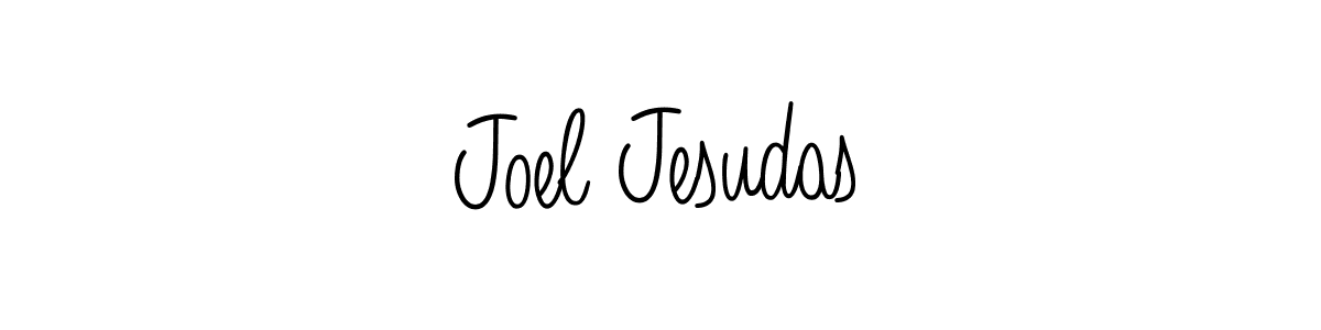 How to make Joel Jesudas name signature. Use Angelique-Rose-font-FFP style for creating short signs online. This is the latest handwritten sign. Joel Jesudas signature style 5 images and pictures png