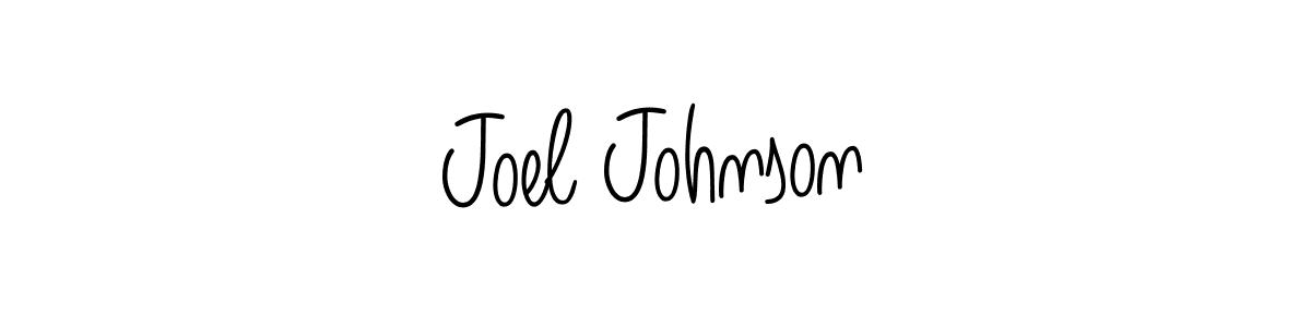 Use a signature maker to create a handwritten signature online. With this signature software, you can design (Angelique-Rose-font-FFP) your own signature for name Joel Johnson. Joel Johnson signature style 5 images and pictures png