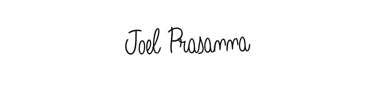 Make a beautiful signature design for name Joel Prasanna. With this signature (Angelique-Rose-font-FFP) style, you can create a handwritten signature for free. Joel Prasanna signature style 5 images and pictures png